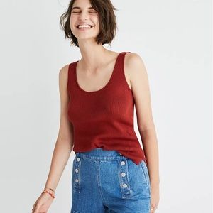 Madewell ribbed sweater tank